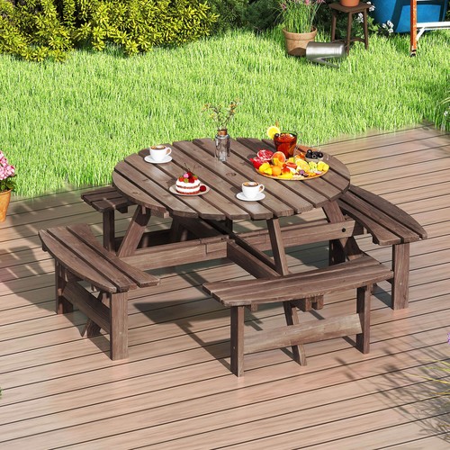 Person round picnic - round,