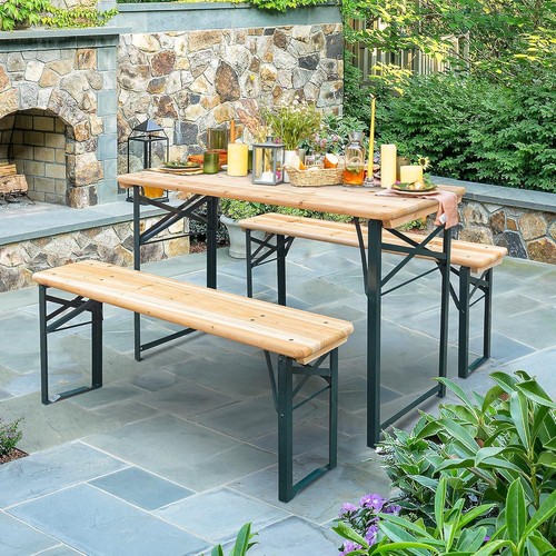 Folding picnic table - folding,